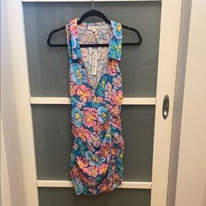 For Love And Lemons Multicolor Floral Summer Dress, Patterned Spring Dress, NWT